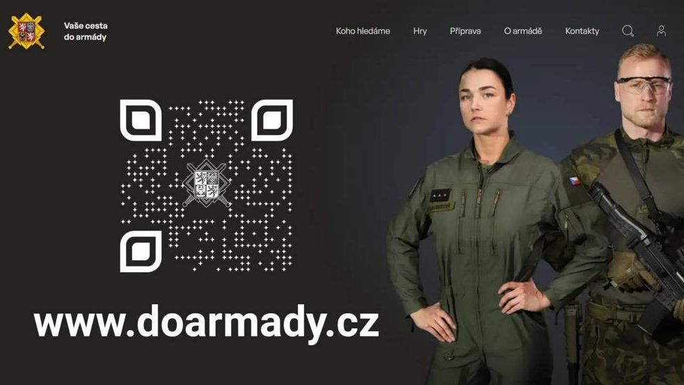 Armáda spouští internetové náborové středisko